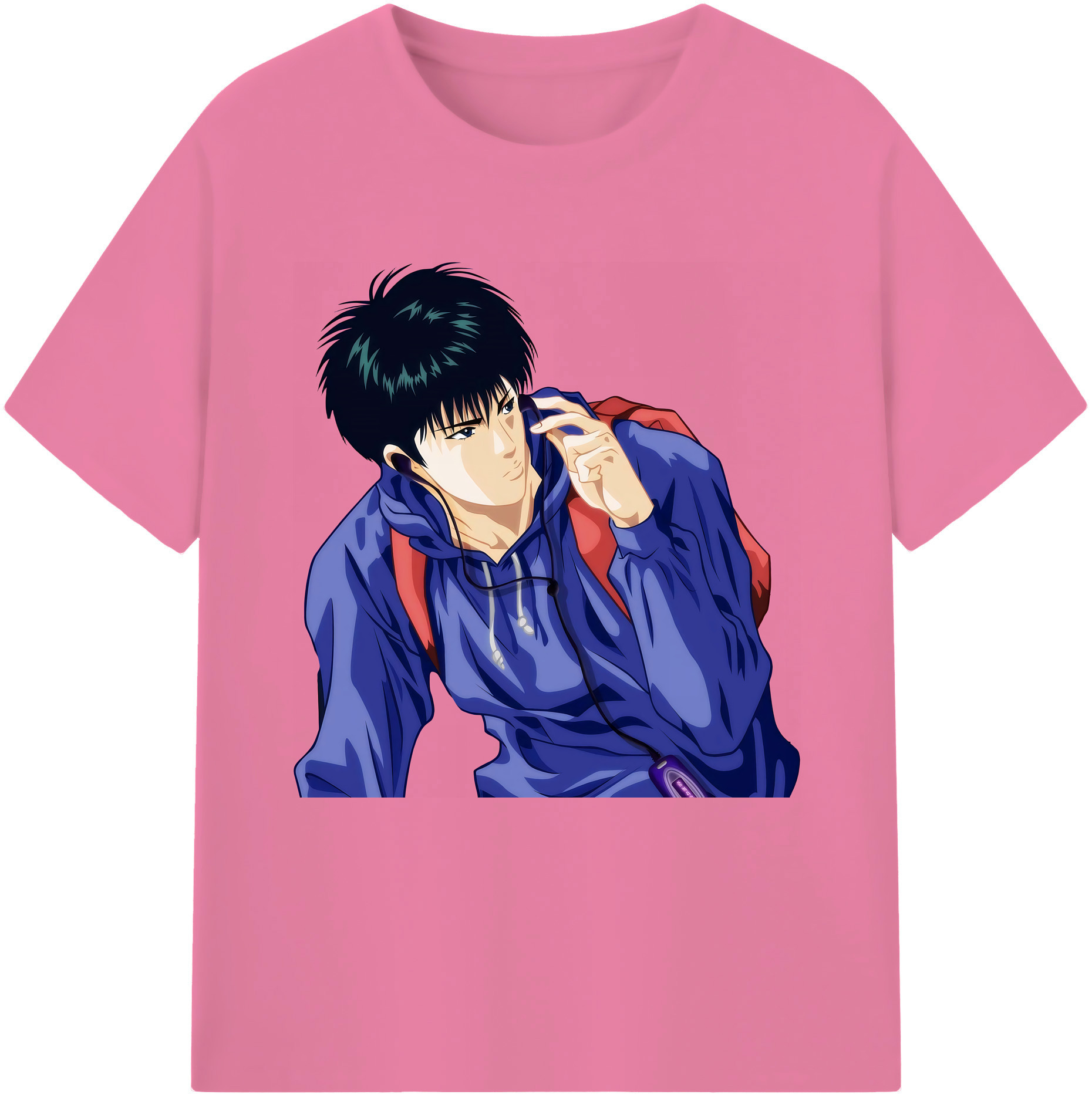 SLAM DUNK／スラムダンク 綿100％半袖Tシャツ（フロントプリント）